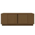 Miniatyrbild 5 av 11: vidaXL Soffbord honungsbrun 110x50x40 cm massiv furu