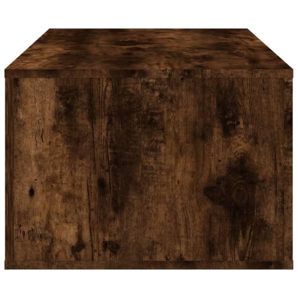 vidaXL Salongbord røkt eik 100x50,5x35 cm konstruert tre