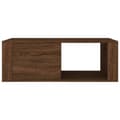 Miniatyrbilde 6 av 11: vidaXL Salongbord brun eik 100x50,5x35 cm konstruert tre
