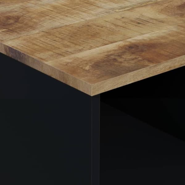 vidaXL Soffbord 80x50x40 cm massivt mangoträ och konstruerat trä