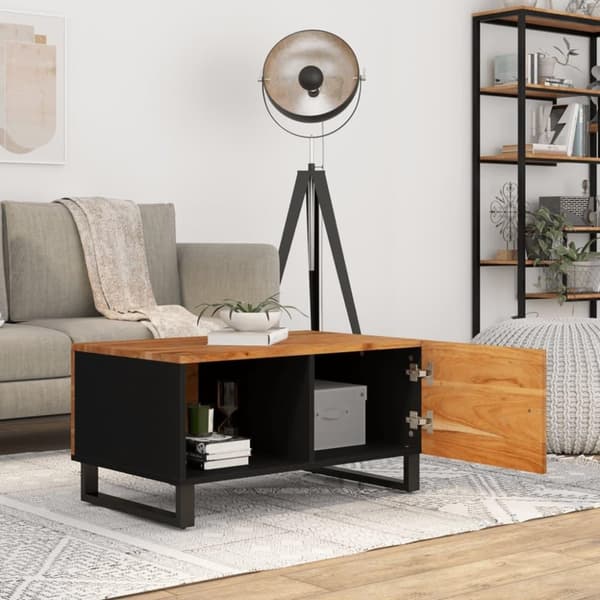 vidaXL Salongbord 80x50x40 cm heltre akasie og konstruert tre