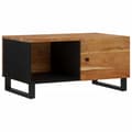 Miniatyrbilde 2 av 11: vidaXL Salongbord 80x50x40 cm heltre akasie og konstruert tre