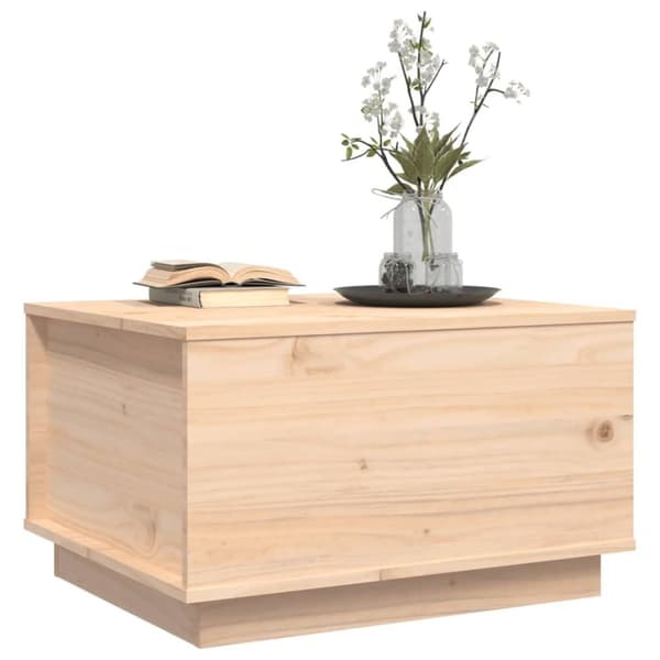 vidaXL Soffbord 60x50x35 cm massiv furu