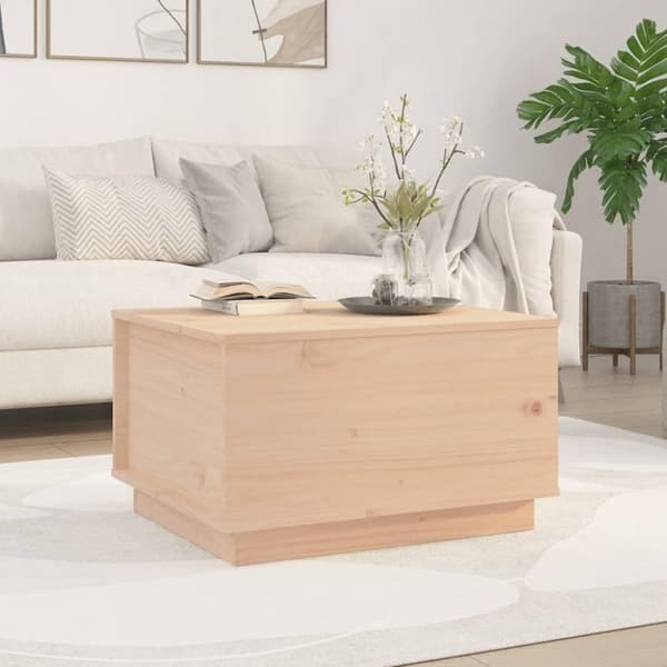 vidaXL Soffbord 60x50x35 cm massiv furu