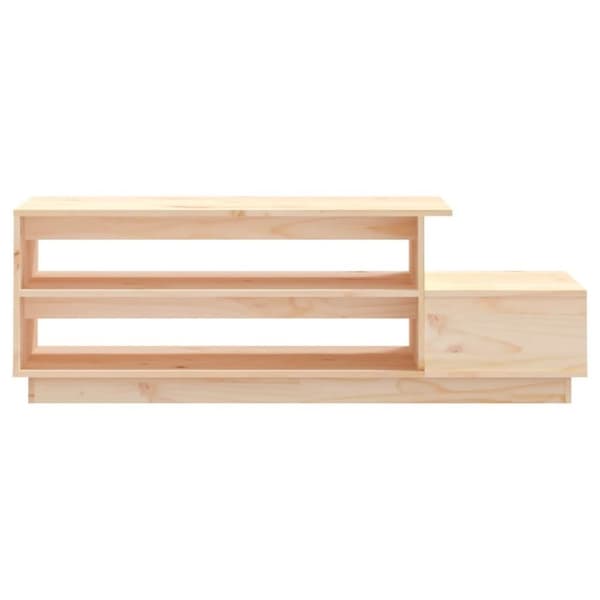 vidaXL Soffbord 120x50x40,5 cm massiv furu