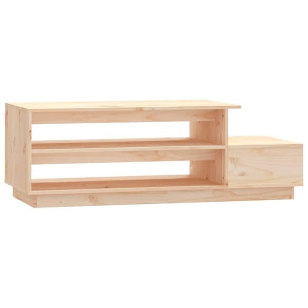 vidaXL Soffbord 120x50x40,5 cm massiv furu