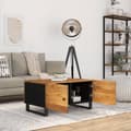 Miniatyrbilde 3 av 11: vidaXL Salongbord 80x50x40 cm heltre mango og konstruert tre