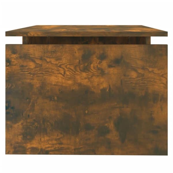 vidaXL Soffbord rökfärgad ek 68x50x38 cm konstruerat trä