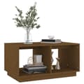 Miniatyrbild 4 av 10: vidaXL Soffbord honungsbrun 80x50x40 cm massiv furu