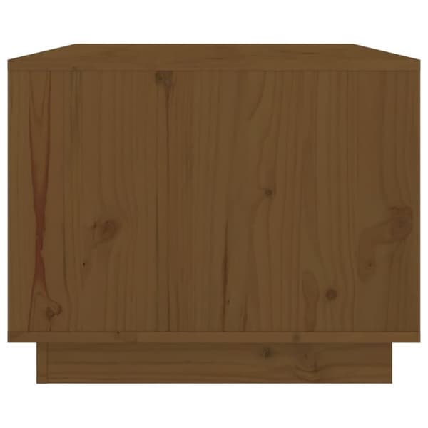 vidaXL Soffbord honungsbrun 80x50x40 cm massiv furu