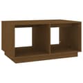 Miniatyrbild 1 av 10: vidaXL Soffbord honungsbrun 80x50x40 cm massiv furu