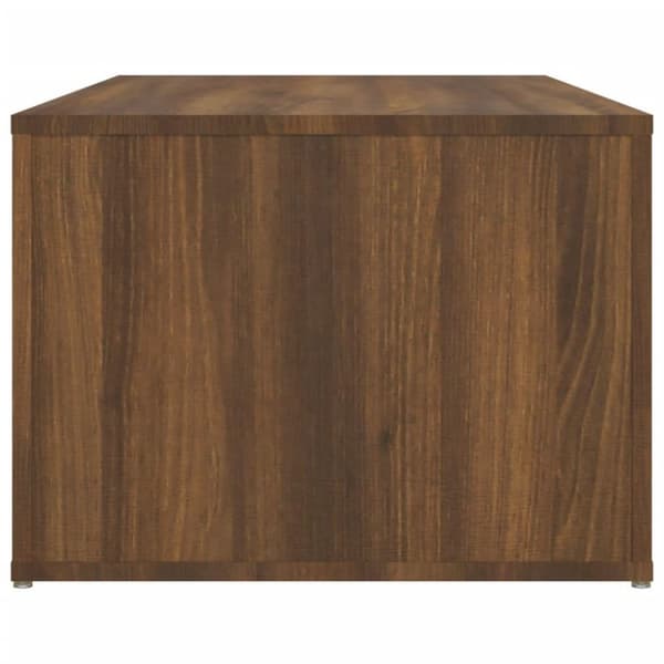vidaXL Salongbord brun eik 100x50x36 cm konstruert tre