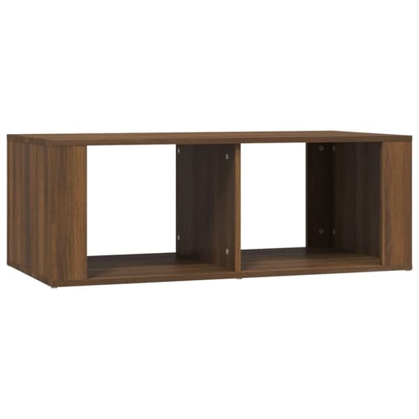 vidaXL Salongbord brun eik 100x50x36 cm konstruert tre