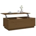 Miniatyrbild 5 av 11: vidaXL Soffbord honungsbrun 100x50x35 cm massiv furu