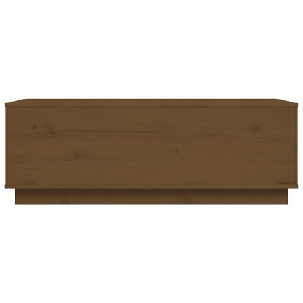 vidaXL Soffbord honungsbrun 100x50x35 cm massiv furu