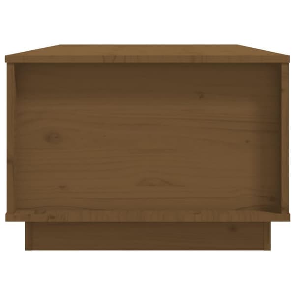 vidaXL Soffbord honungsbrun 100x50x35 cm massiv furu