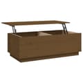 Miniatyrbild 8 av 11: vidaXL Soffbord honungsbrun 100x50x35 cm massiv furu