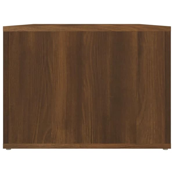 vidaXL Salongbord brun eik 80x50x36 cm konstruert tre