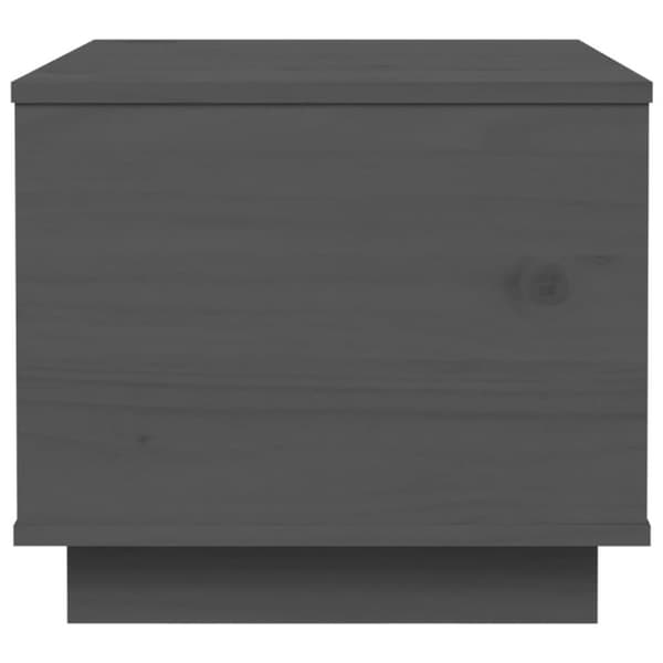vidaXL Soffbord grå 40x50x35 cm massivt furu