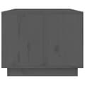 Miniatyrbilde 6 av 10: vidaXL Salongbord grå 80x50x40 cm heltre furu