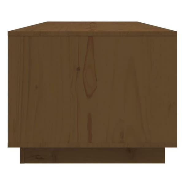 vidaXL Soffbord honungsbrun 110x50x40 cm massiv furu