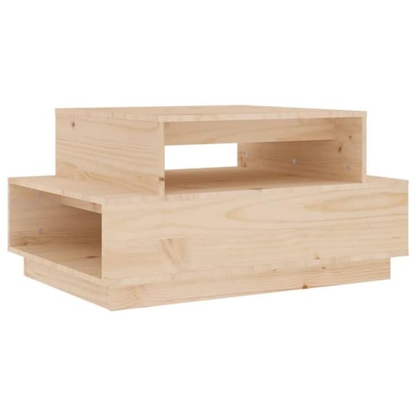 vidaXL Salongbord 80x55x40,5 cm heltre furu