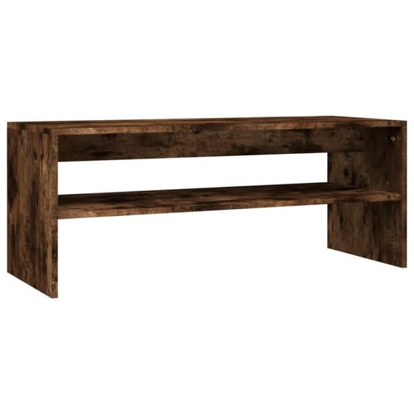 vidaXL sofabord 100x40x40 cm konstrueret træ røget egetræsfarve