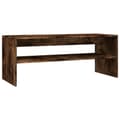 Miniatyrbillede 1 af 8: vidaXL sofabord 100x40x40 cm konstrueret træ røget egetræsfarve