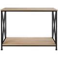 Miniatyrbillede 3 af 10: Sidebord Tacoma 100x35x80,5cm - Industrielt lyst træ, egetræ Sonoma