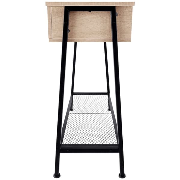 Konsolbord Tralee 100x35x80,5cm - Industrielt lyst træ, egetræ Sonoma