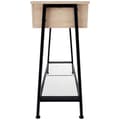 Miniatyrbillede 6 af 9: Konsolbord Tralee 100x35x80,5cm - Industrielt lyst træ, egetræ Sonoma