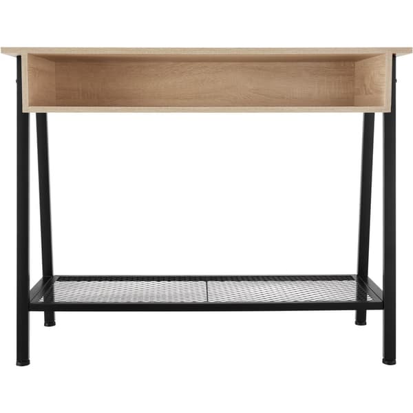 Konsolbord Tralee 100x35x80,5cm - Industrielt lyst træ, egetræ Sonoma