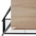 Miniatyrbillede 8 af 9: Konsolbord Tralee 100x35x80,5cm - Industrielt lyst træ, egetræ Sonoma
