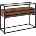 Miniatyrbillede 7 af 8: Konsolbord Reading 101,5x41,5x80,5cm - Industrielt mørkt træ, rustikt