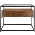 Miniatyrbillede 2 af 8: Konsolbord Reading 101,5x41,5x80,5cm - Industrielt mørkt træ, rustikt