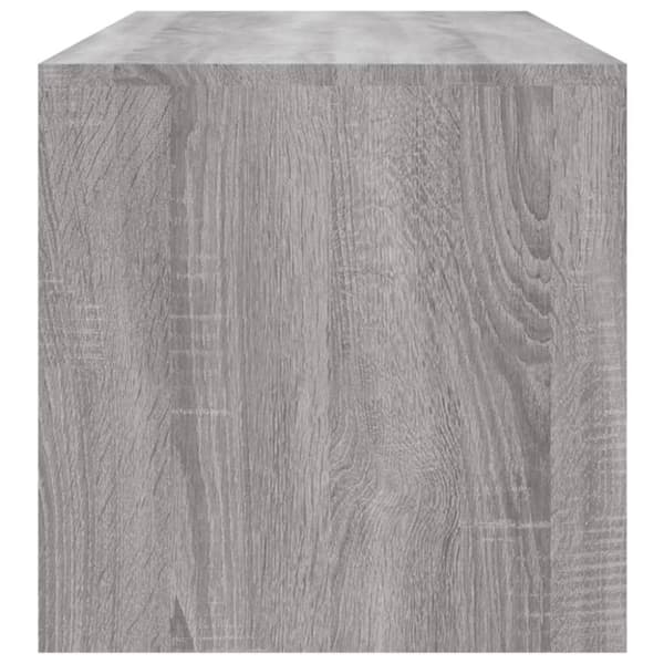 vidaXL Sohvapöytä harmaa Sonoma 100x40x40 cm tekninen puu