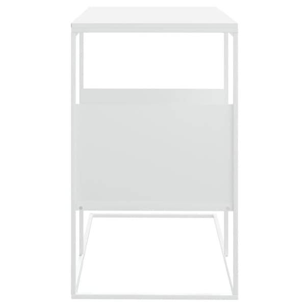 vidaXL Sidebord hvit 55x36x59,5 cm konstruert tre