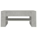 Miniatyrbilde 3 av 8: vidaXL Salongbord betonggrå 102x55x45 cm konstruert tre