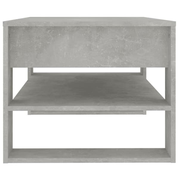 vidaXL Salongbord betonggrå 102x55x45 cm konstruert tre