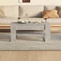Miniatyrbilde 5 av 8: vidaXL Salongbord betonggrå 102x55x45 cm konstruert tre