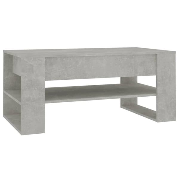 vidaXL Salongbord betonggrå 102x55x45 cm konstruert tre