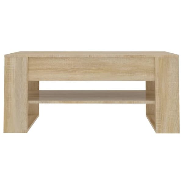 vidaXL Salongbord sonoma eik 102x55x45 cm konstruert tre