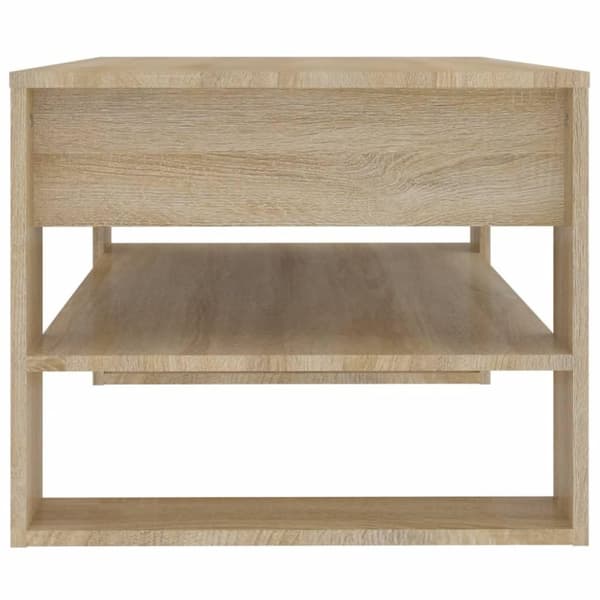 vidaXL Salongbord sonoma eik 102x55x45 cm konstruert tre