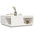 Miniatyrbillede 3 af 9: vidaXL sofabord 100x101x40,5 cm massivt fyrretræ hvid