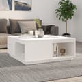 Miniatyrbillede 9 af 9: vidaXL sofabord 100x101x40,5 cm massivt fyrretræ hvid