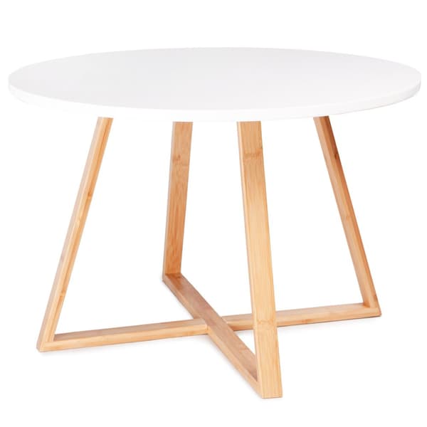 Soffbord i trä vitt - 60cmx40 cm
