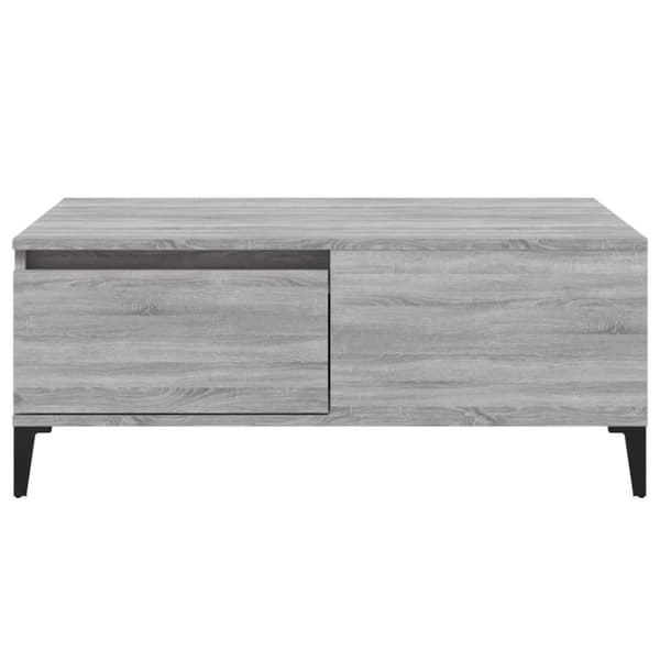 vidaXL sofabord 90x50x36,5 cm konstrueret træ grå sonoma-eg