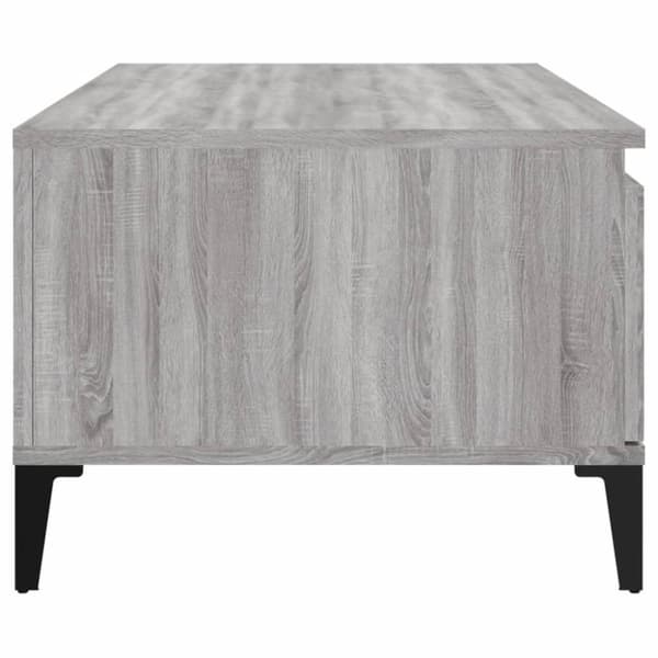 vidaXL sofabord 90x50x36,5 cm konstrueret træ grå sonoma-eg
