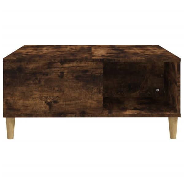 vidaXL sofabord 80x80x36,5 cm konstrueret træ røget egetræsfarve