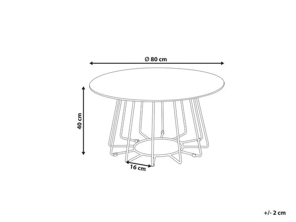 Soffbord Vit Bordsskiva Metallben Marmorfinish Glamorös Design Vardagsrum